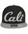 Cali Hats - California Embroidered Cap (7 Styles & Colors) - Cali Black Hat Grey Brim Grey Embroidered - CC11M0RGH91