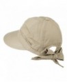 Womens Khaki Wide Gardening Visor