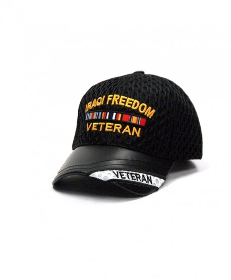 US HONOR Iraqi Freedom Veteran Mesh Cap [Adjustable Vet Hat] - CO121DD1283