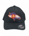 UNAMEIT Colorado Flag Bronco Hat 6277 Fitted Curved Bill Flexfit Hat - Black - CB12DXVG0CV