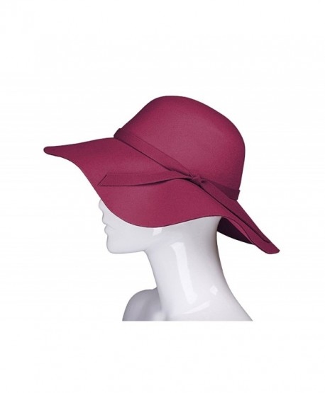 ADAMARIS Wide Large Brim Sun Protection Spring Bowknot Hat For Women - 304-wine Red - CU184OZ6NEO