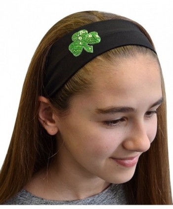 Patricks Shamrock Funny Girl Designs in Women's Headbands in Women's Hats & Caps