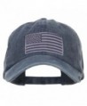 USA Flag Embroidered Washed Dyed Cap - Navy - CK12O9200T4