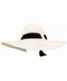 White Ladies Hat Black Design