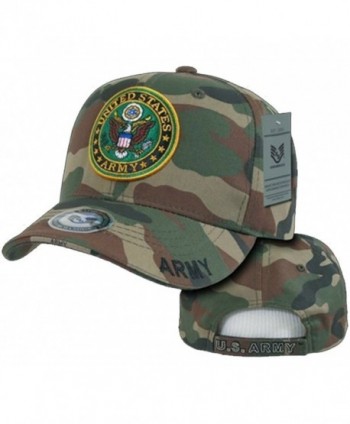 Army Veteran Hat Camouflage Baseball Cap Woodland Camo US Military Seal - CV120PO9B4X