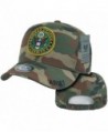 Army Veteran Hat Camouflage Baseball Cap Woodland Camo US Military Seal - CV120PO9B4X