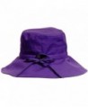 Solbari Womens Reversible Inches Purple in Women's Sun Hats