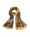 AutumnFall Women Fashion Lady Long Soft Chiffon Scarf Wrap Shawl Stole Scarves - Yellow - CZ1257RFW5F