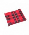 Oversized Scottish Tartan Cashmere Winter in Cold Weather Scarves & Wraps
