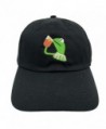Kermit The Frog Dad Hat Cap Sipping Sips Drinking Tea Champion Lebron Costume - Black - CU12NH4ID9R