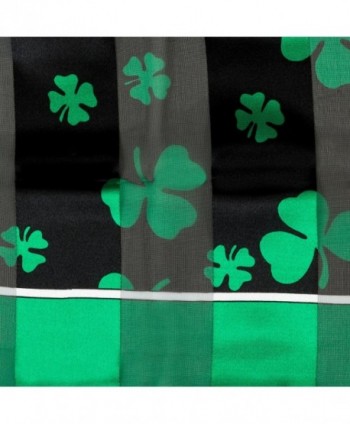 Shamrock Scarf Green Patricks Black in Fashion Scarves