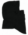 N'Ice Caps Adults Unisex Sherpa Lined Multi Layered Fleece Balaclava Face Mask - Black - C9186SW9H7Z