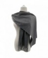 Pashmina Scarf for Women- Vimate Cashmere Feel Plain Colors Pashmina Shawls and Wraps - Gray - C1180L77TY0