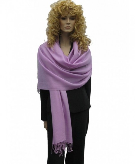 Scarf- shawl- wrap- Pashmina shawl from Cashmere Pashmina Group (Lilac) - C21117UOQBD