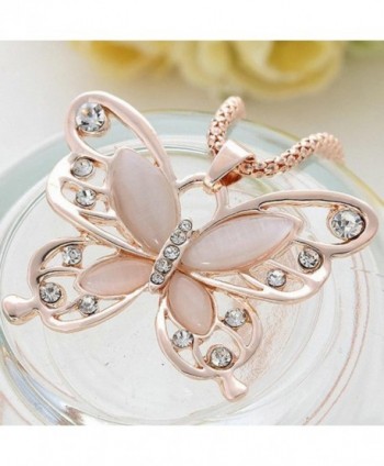 Perman Fashion Butterfly Necklace Accessories