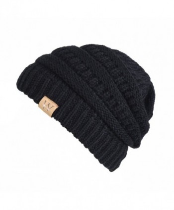 EVRFELAN Winter Knitted Infinity Beanie