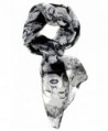 Women Lady Chiffon Marilyn Monroe Heads Print Scarf Shawl Wrap Long Stole Gift - Black - CJ11N9VYBA3