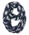 Lina & Lily Hedgehog Print Infinity Loop Scarf for Women Lightweight - Black and White - CQ11PW52JQN