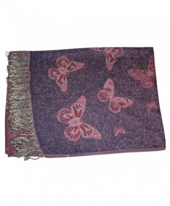 Ted Jack Butterfly Patterned Reversible in Fashion Scarves