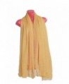 Womens Scarves scarves crinkle Headscarf - Yellow - CO1820RKC2X