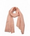 Tudelan Men and Women Classic Cashmere Scarves with Tassels Christmas Red Scarf - Pink - C6188QHZ99M