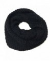 Wrapables Soft Knit Warm Infinity Scarf- Jet Black - CN11RS8XB2X