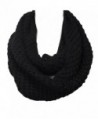 Wrapables Soft Infinity Scarf Black in Cold Weather Scarves & Wraps