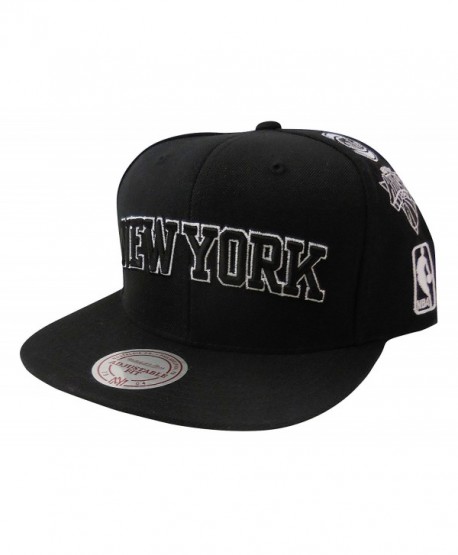 Men's New York Knicks Team Logo History Adjustable Snapback Hat - Black ...