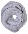 Simplicity Men / Women Knit Infinity Scarf- Solids & Patterned - Light Grey_b12100117 - CQ11B544U6R