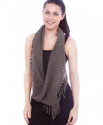 Unisex Infinity Circle Scarf Cable