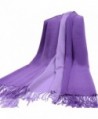 TopTie Scarf Tassel Solid Tow Tone in Wraps & Pashminas