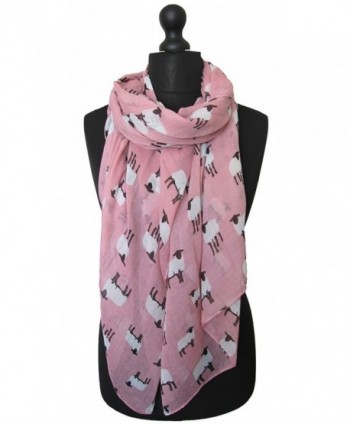 Sheep Print Design Scarves Lightweight in Fashion Scarves