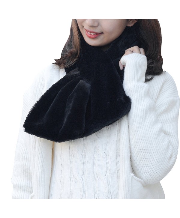 Warm Scarf Winter Soft Thick Neck Fashionable for woman by MissDill - Black - CG186R7EL0A