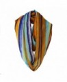 Women's Fashion Soft Light Geometry Sheer Infinity Loop Circle Scarf Tube Scarfs - Orange - CP12M9LLF03