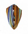 Women's Fashion Soft Light Geometry Sheer Infinity Loop Circle Scarf Tube Scarfs - Orange - CP12M9LLF03