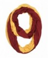 Women's Game Day Infinity Scarf - Maroon & Gold - CZ11UVL2CCT