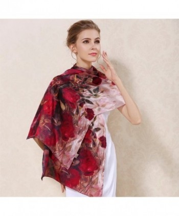Womens Charmeuse Mulberry Ladies Butterfly in Wraps & Pashminas