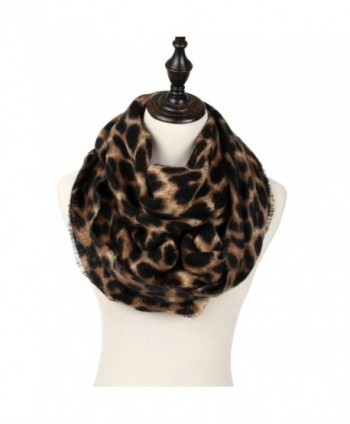 Womens Leopard Print Infinity Scarf in Fashion Scarves