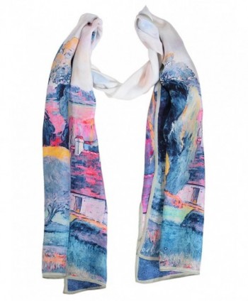 Salutto Scarves Gauguin Brittany Painted in Fashion Scarves