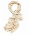 Ladies Cotton Scarf For Evening Dress Glittering Shawls Dressy Scarves For Women - honey gold - CA12N3XTMU4