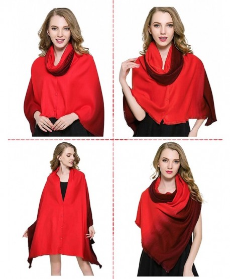 Winter Scarfs Dewewede Fashinable Blanket - Red - C712NYEWJOC