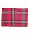 Tapp Cashmere Plaid Tassel Scarf in Cold Weather Scarves & Wraps