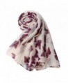 Lookatool Women Lady Butterfly Scarf Scarves Sun Protection Gauze Kerchief - Beige - C1127NKSM8X