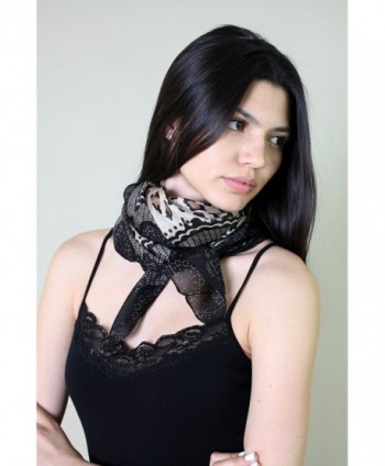 Anika Dali Leopard Natural Fashion in Fashion Scarves