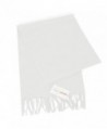fashion2100 Super Soft Cashmere Feel Scarf - White - CQ12OBN8NPL