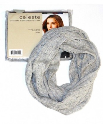 Celeste Cashmere Blend Infinity Scarf Colour:grey - CX11CZMPSH3