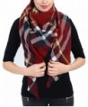 Blanket Scarf Christmas Plaid Shawl - Djst-blanket Scarf-r - CB185H33U3K