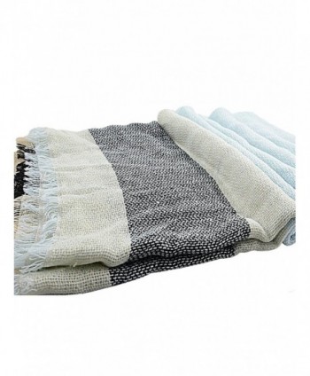 Blanket Comfort Pashmina Scarves Checked in Wraps & Pashminas