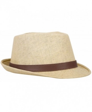 Harcadian Panama Trilby Fedora Natural