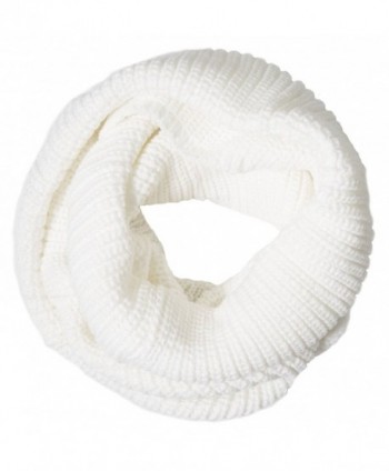 Simplicity Warm Infinity Scarf in Knitted Styles - 1243_milk White - CF12NZ5IJEP